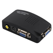 High Resolution (BNC) Video and S-Video to VGA Conversion(Black) Eurekaonline