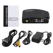 High Resolution (BNC) Video and S-Video to VGA Conversion(Black) Eurekaonline