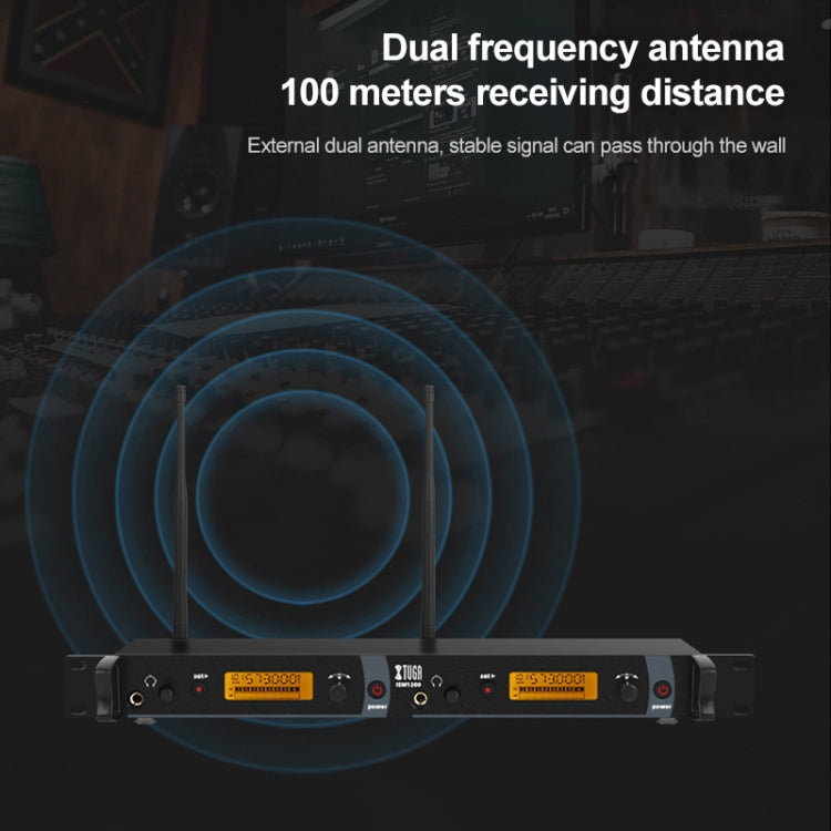 IEM1200 Wireless Transmitter Stage Singer Ear Monitor System(US Plug) Eurekaonline