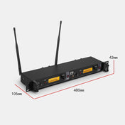 IEM1200 Wireless Transmitter Stage Singer Ear Monitor System(US Plug) Eurekaonline