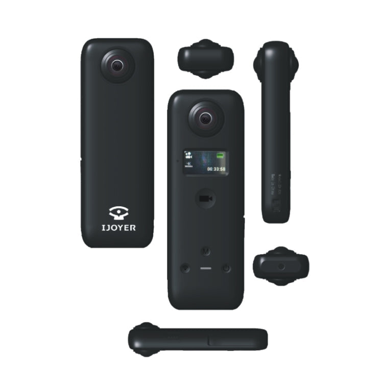 IJOYER A3S 4K Cycling Anti-Shake 360 Panoramic Action Camera (Black) Eurekaonline