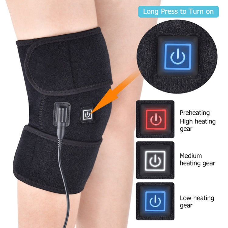 Infrared Heating Therapy Knee Pad Rehabilitation Assistance USB Model Eurekaonline