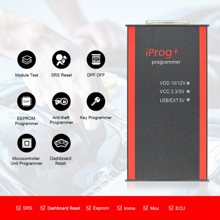 Iprog+ Pro V87 Car Key Programmer ECU Tool Eurekaonline