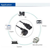 Israel Plug to Three Holes Desktop PC Power Cord, Cable Length: 1.8m Eurekaonline