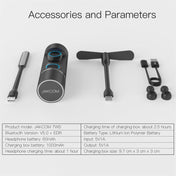 JAKCOM TWS Bluetooth 5.0 Multi-function Waterproof Wireless Bluetooth Headset(Black) Eurekaonline