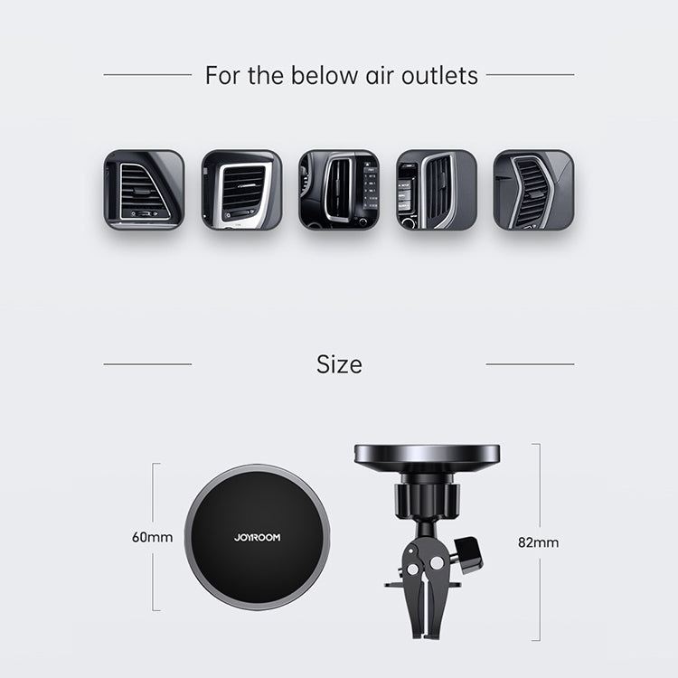 JOYROOM JR-ZS240 15W Max Car Magnetic Wireless Charge Holder Eurekaonline