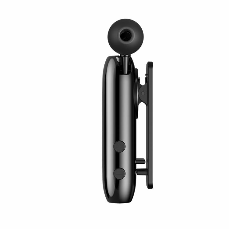 K56 Lavalier Noise Reduction Carbon Brazing Bluetooth Earphone(Black) Eurekaonline