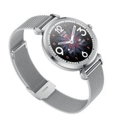 KC06 Women Menstrual Period Smart Watch Bracelet, Blood Pressure / Heart Rate Monitoring, Steel Strap(Silver) Eurekaonline