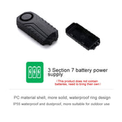 KS-SF22R IP55 Waterproof Wireless 113dB Vibration Burglar Sensor Alarm with Remote Control for Vehicle / Bicycle / Electric Bicycle Eurekaonline