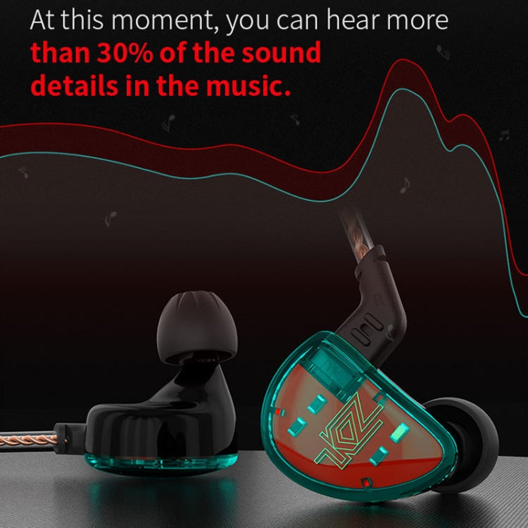 KZ AS10 Ten Unit Moving Iron In-ear HiFi Earphone without Microphone(Red) Eurekaonline