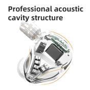 KZ ASX 20-unit Balance Armature Monitor HiFi In-Ear Wired Earphone With Mic(Silver) Eurekaonline