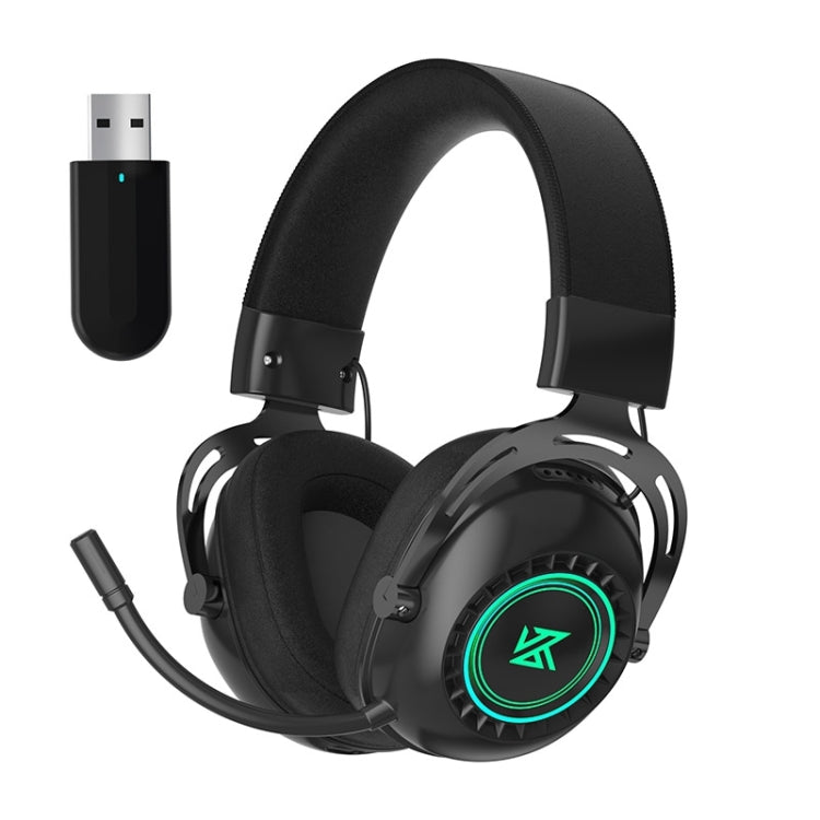 2.4G Dual Mode Gaming RGB Lighting Headphones(Black) Eurekaonline