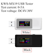 Keweisi KWS-MX19 USB Tester DC 4V-30V 0-5A Current Voltage Detector(White) Eurekaonline
