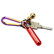 Keychain Pendant Small Knife Portable Art Cutting Knife(Aluminum Alloy Red) Eurekaonline