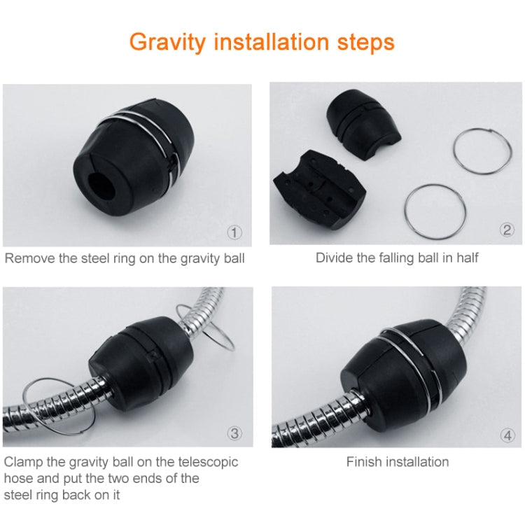 Kitchen Pull-out Faucet Hot Cold Home Retractable Rotating Faucet Eurekaonline
