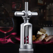Kitchen Zinc Alloy Wine Bottle Opener(Silver) Eurekaonline