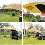 LADUTA Outdoor Self-Driving Tour Barbecue Camping Car Side Tent Car Tail Extension Tent Supplies(Painted Silver) Eurekaonline