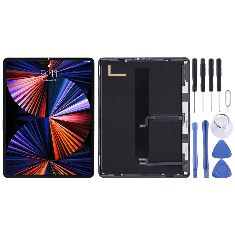 LCD Screen and Digitizer Full Assembly for iPad Pro 12.9 inch 2021 2022 A2378 A2461 A2379(Black) Eurekaonline