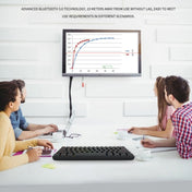 LEAVEN K28 61 Keys Gaming Office Computer RGB Wireless Bluetooth + Wired Dual Mode Mechanical Keyboard, Cabel Length:1.5m, Colour: Red Axis (White) Eurekaonline