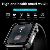 LOANIY E86 1.7 Inch Heart Rate Monitoring Smart Bluetooth Watch, Color: Blue Eurekaonline