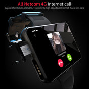 LOKMAT APPLLP Max 4G Call Smart Watch, 2.88 inch MTK6761 Quad Core, 4GB+64GB, Android  9.0, GPS, Heart Rate (Black) Eurekaonline