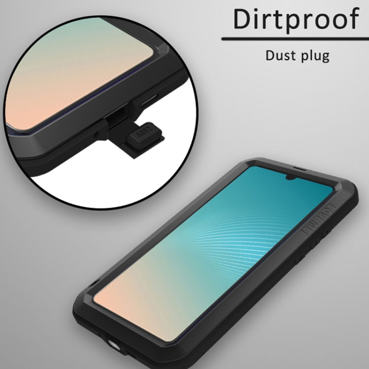 LOVE MEI Powerful Dustproof Shockproof Splashproof Metal + Silicone Combination Case for Huawei P30 Pro (Silver) Eurekaonline