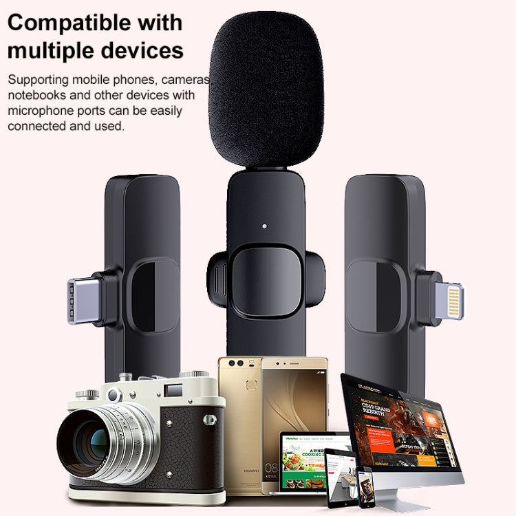 LT07 8 Pin Interface Mini Wireless Lavalier Microphone Eurekaonline