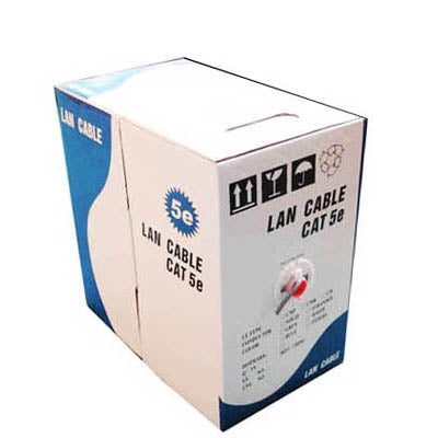 Lan Cable (CAT5E Data cable), Copper, Length: 305m , Diameter: 0.5mm Eurekaonline