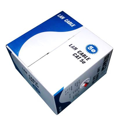 Lan Cable( CAT5E Data cable),Copper-clad aluminium (CCA), Copper Clad Steel (CCS), Length: 305m , Diameter: 0.5mm Eurekaonline