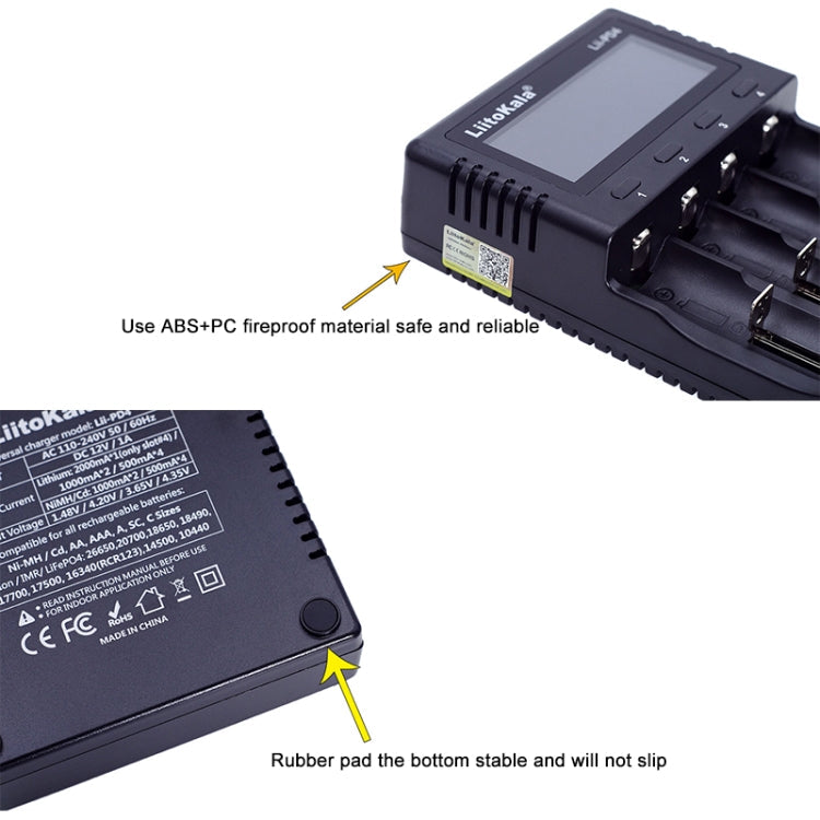 LiitoKala Lii-PD4 Nickel-hydrogen Battery Charger for Li-ion / IMR LiFePO4 26650，21700，20700, 18650, 18490, 18350, 17670, 17500, 16340(RCR123), 14500, 10440 Eurekaonline