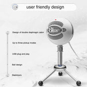 Logitech Blue Snowball USB Condenser Anchor Recording Microphone Eurekaonline