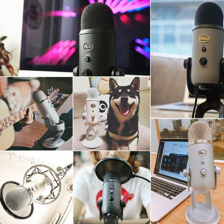 Logitech Blue Yeti USB Condenser Microphone(Silver) Eurekaonline