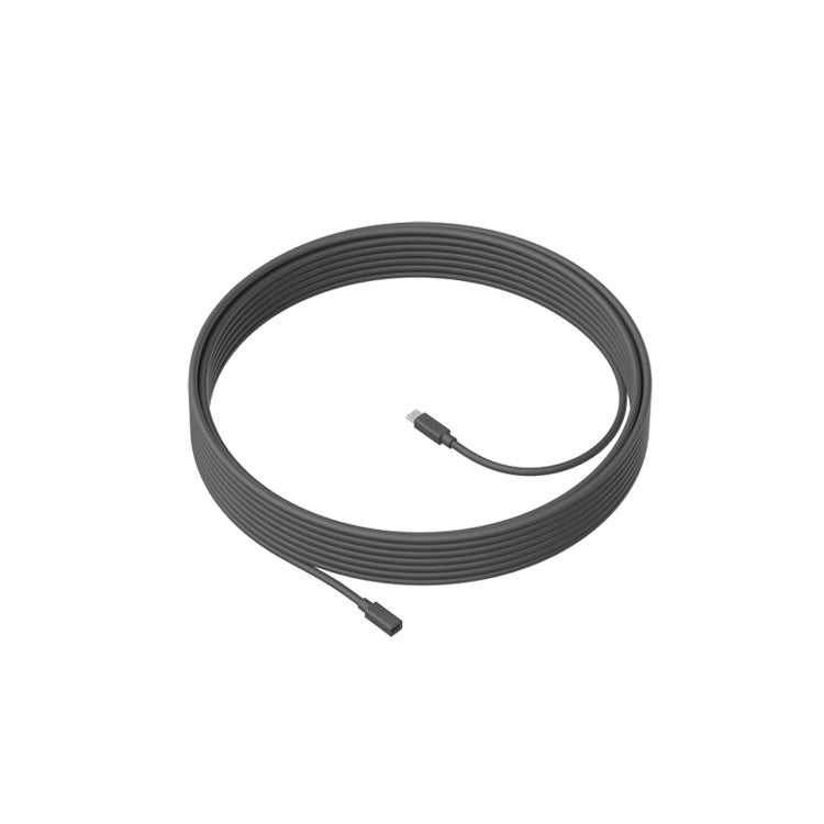 Logitech CC4000E Extension Microphone Extension Cable, Cable Length: 10m (Black) Eurekaonline