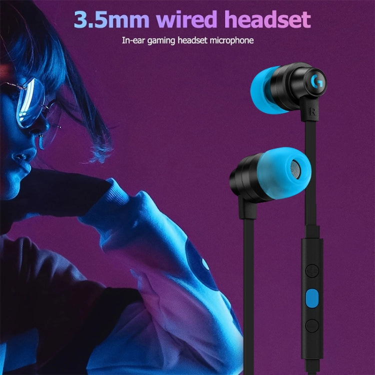 Logitech G333 In-ear Gaming Wired Earphone with Microphone, Standard Version(Purple) Eurekaonline