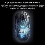 Logitech G903 LIGHTSPEED 16000 DPI 11 Buttons HERO 16K Sensor RGB Backlight Left and Right Hands Universal Wireless Optical Gaming Mouse (Black) Eurekaonline