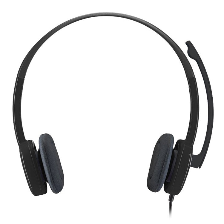 Logitech H151 Wired Headphone Single 3.5mm Earphone Gaming Headset Stereo with MIC Eurekaonline