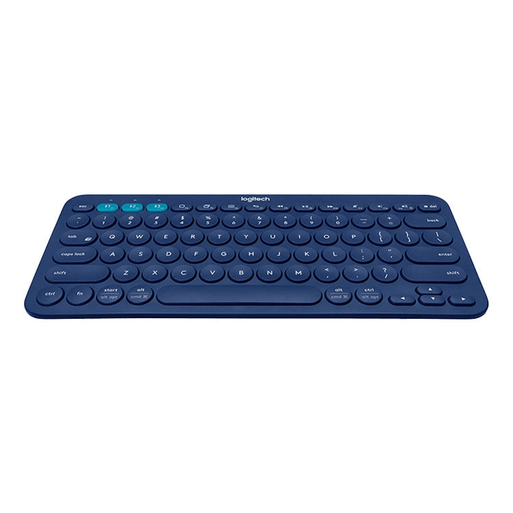 Logitech K380 Portable Multi-Device Wireless Bluetooth Keyboard (Blue) Eurekaonline