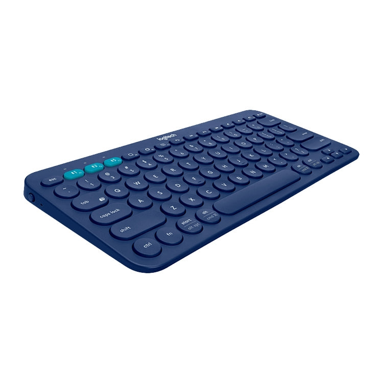 Logitech K380 Portable Multi-Device Wireless Bluetooth Keyboard (Blue) Eurekaonline