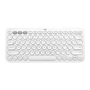 Logitech K380 Portable Multi-Device Wireless Bluetooth Keyboard (White) Eurekaonline