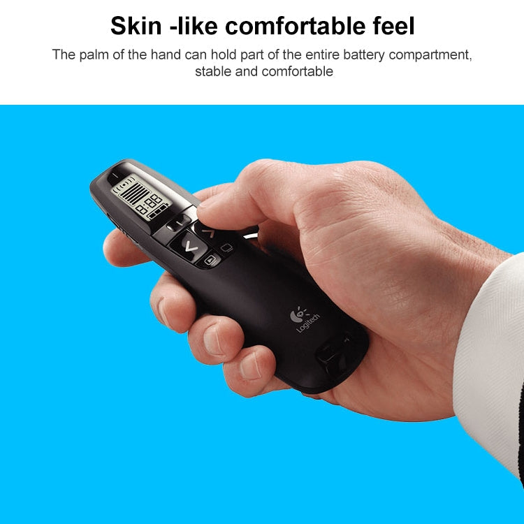 Logitech R800 2.4Ghz USB Wireless Presenter PPT Remote Control Flip Pen Eurekaonline