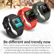 Lokmat FT10 1.3 inch IPS Touch Screen Waterproof Smart Watch, Support Music Play / Heart Rate / Blood Pressure Monitor(Black) Eurekaonline