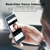 M108 720P 6400mAh Smart WIFI Video Visual Doorbell,Support Phone Remote Monitoring & Real-time Voice Intercom (Black) Eurekaonline