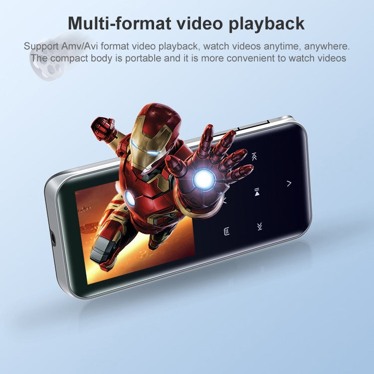 M22 Portable Bluetooth Touch Screen MP3 Player Recorder E-Book, Memory Capacity: 32GB(Black) Eurekaonline