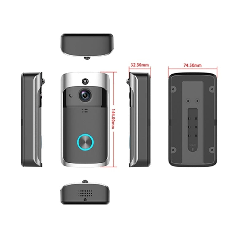 M3 720P Smart WIFI Ultra Low Power Video Visual Doorbell With Ding Dong Version(EU Plug) Eurekaonline