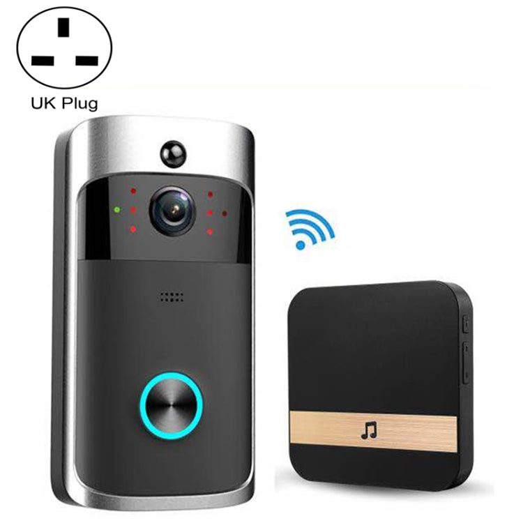 M3 720P Smart WIFI Ultra Low Power Video Visual Doorbell With Ding Dong Version(UK Plug) Eurekaonline
