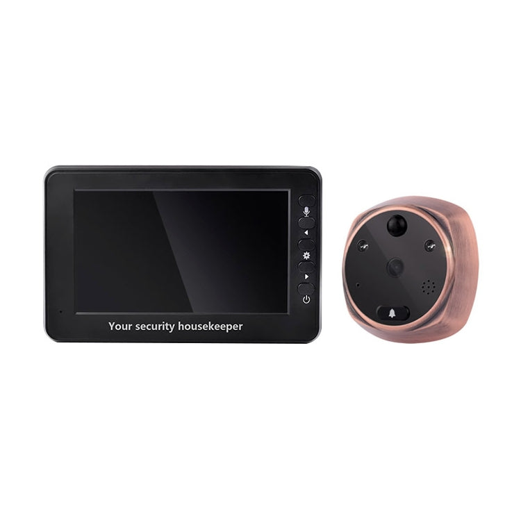 M4300A 4.3 inch Display Screen 3.0MP Camera Video Smart Doorbell, Support TF Card (32GB Max) & Motion Detection & Infrared Night Vision Eurekaonline