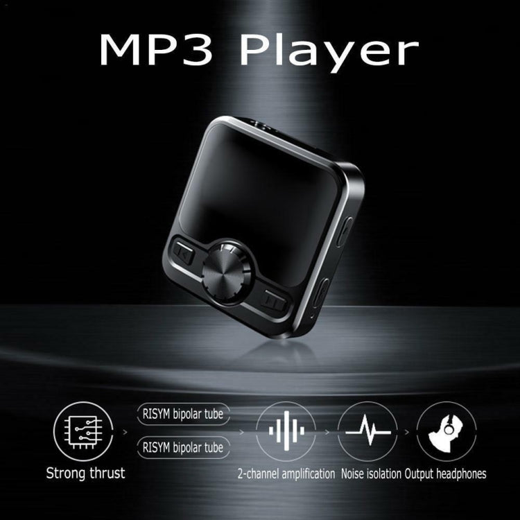 M9 AI Intelligent High-definition Noise Reduction Voice Control Recorder Ebook Bluetooth MP3 Player, Capacity:4GB(Black) Eurekaonline