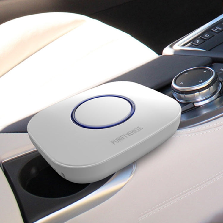  Household Smart Touch Control Air Purifier Negative Ions Air Cleaner(White) Eurekaonline