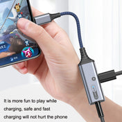 MH339A Type-c / USB-c Adapter Cable Mobile Phone Live Audio Charging Cable(Black) Eurekaonline