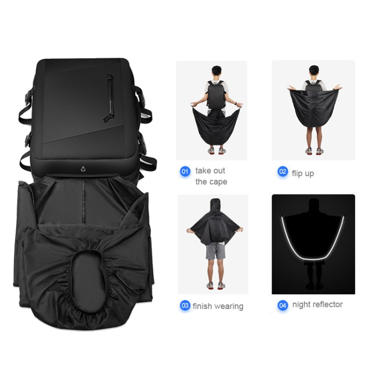 Mark Ryden 17.3 Inch Men Large Capacity Oxford Cloth Computer Backpack,Style: Raincoat Style Eurekaonline